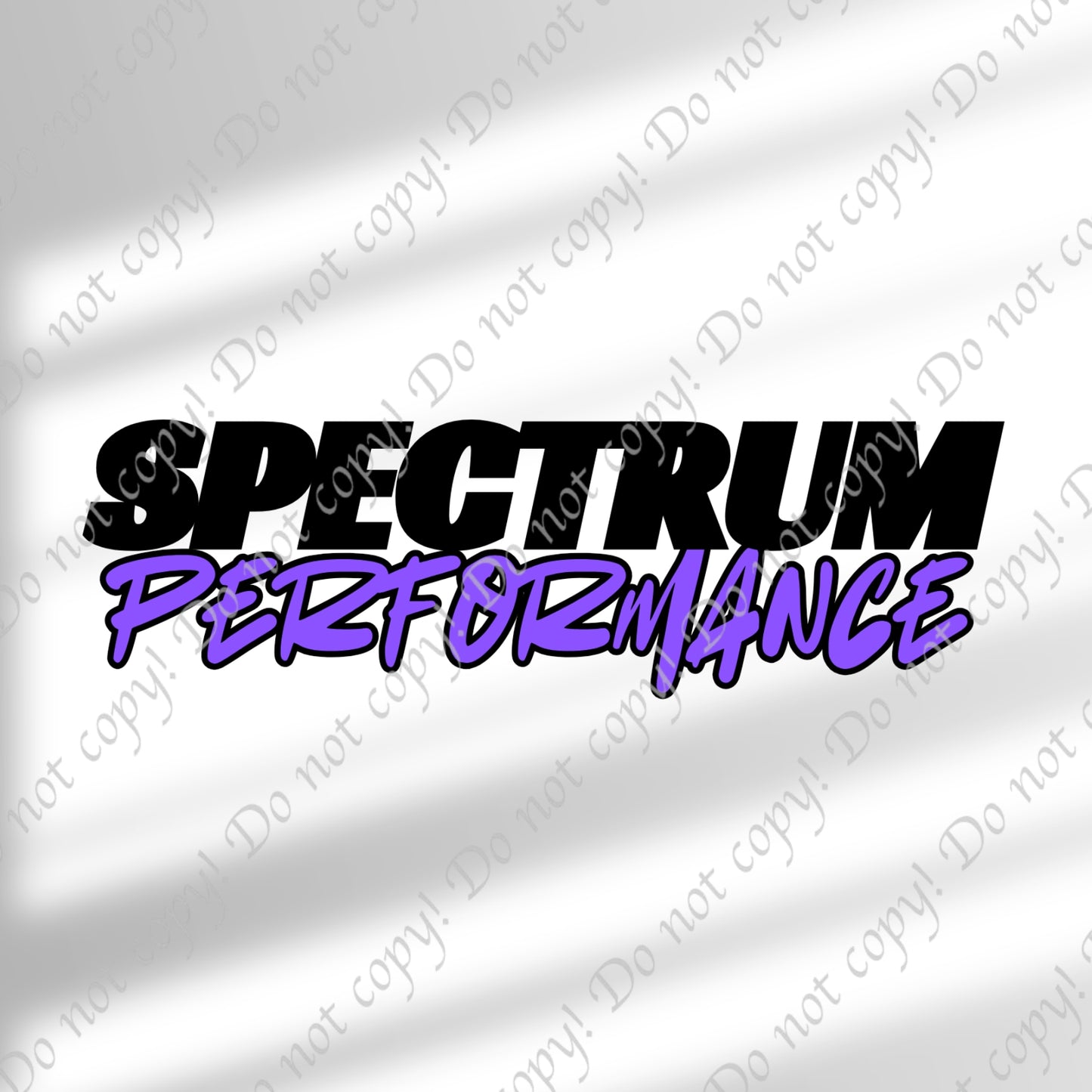 Spectrum Performance Sticker
